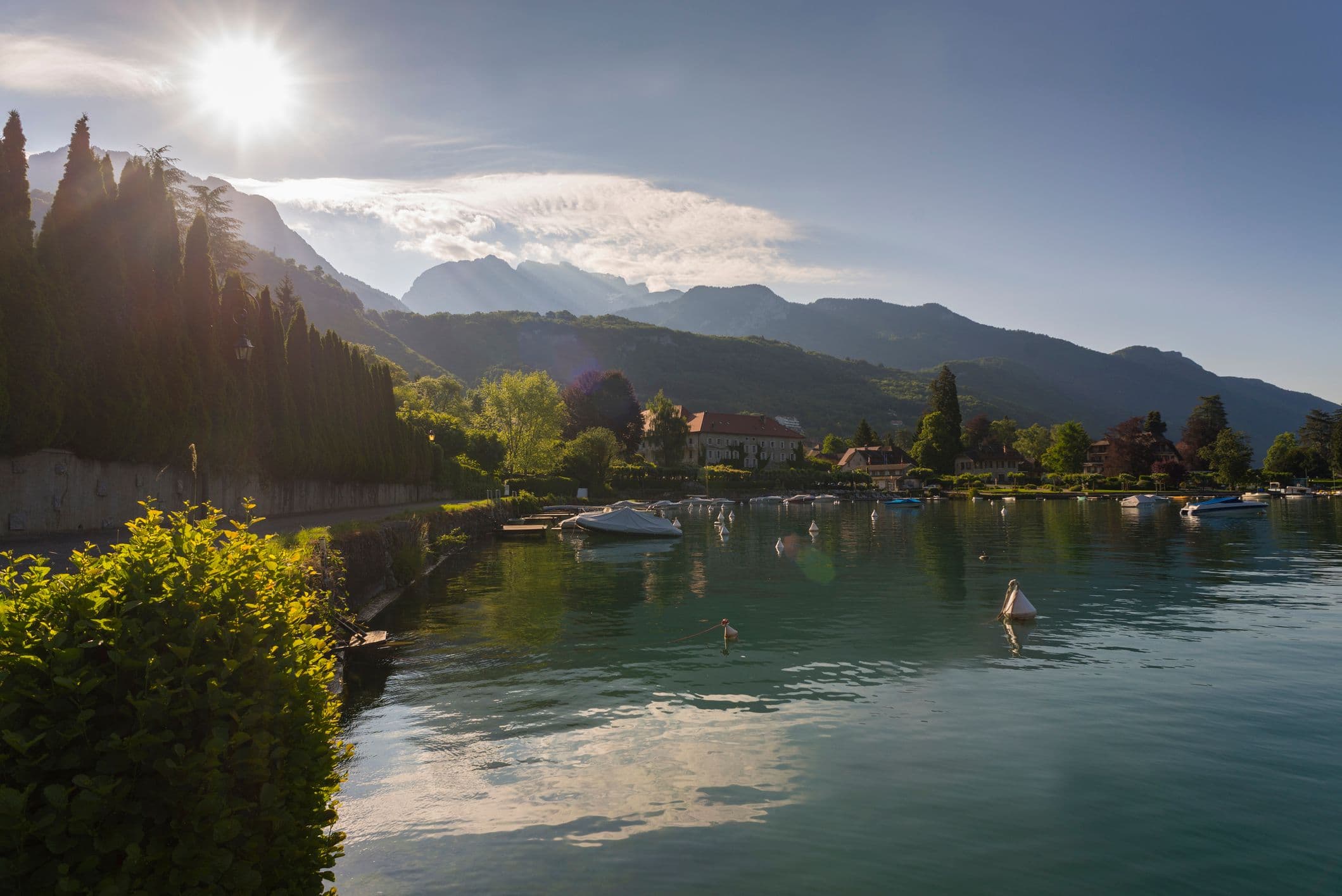 Le port de Talloires sur le Lac d'Annecy - © iStock