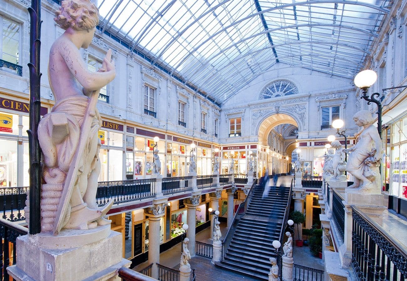 Le passage Pommeraye dans le centre-ville de Nantes ©Le voyage à Nantes