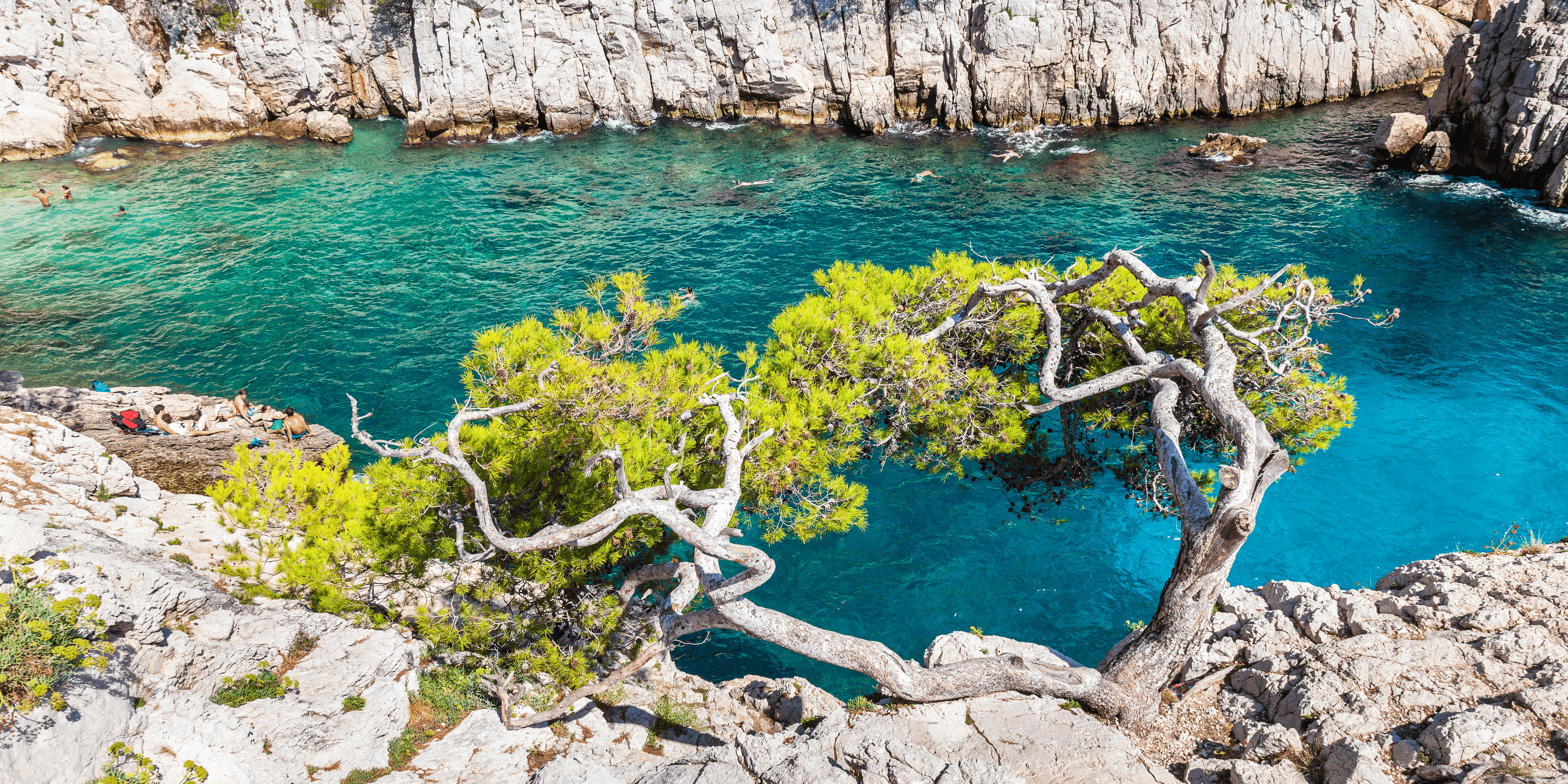 Les Calanques entre Marseille et Cassis.