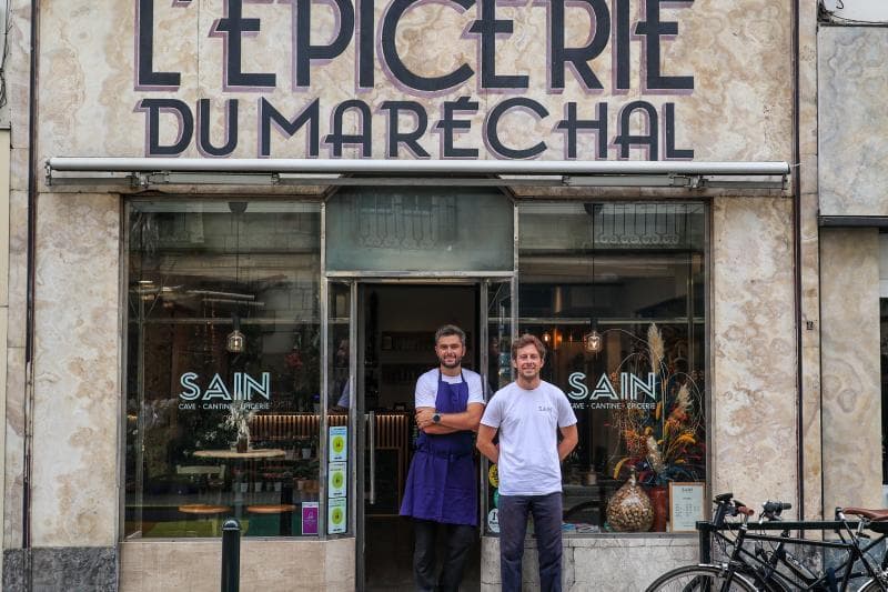 Épicerie-cave à vin-resto SAIN à Nantes ©SAIN 