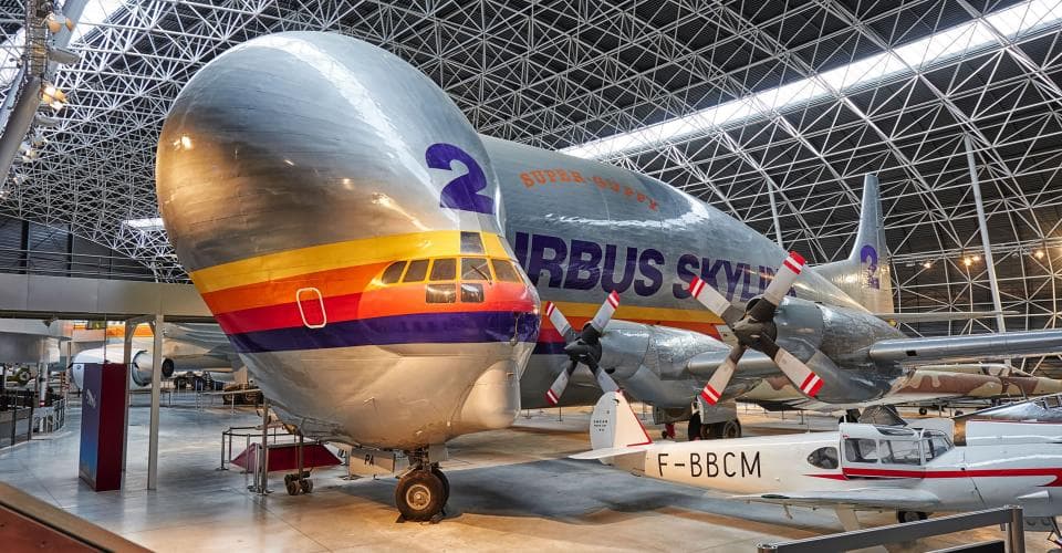 Avion cargo Super Guppy © Musée Aeroscopia 