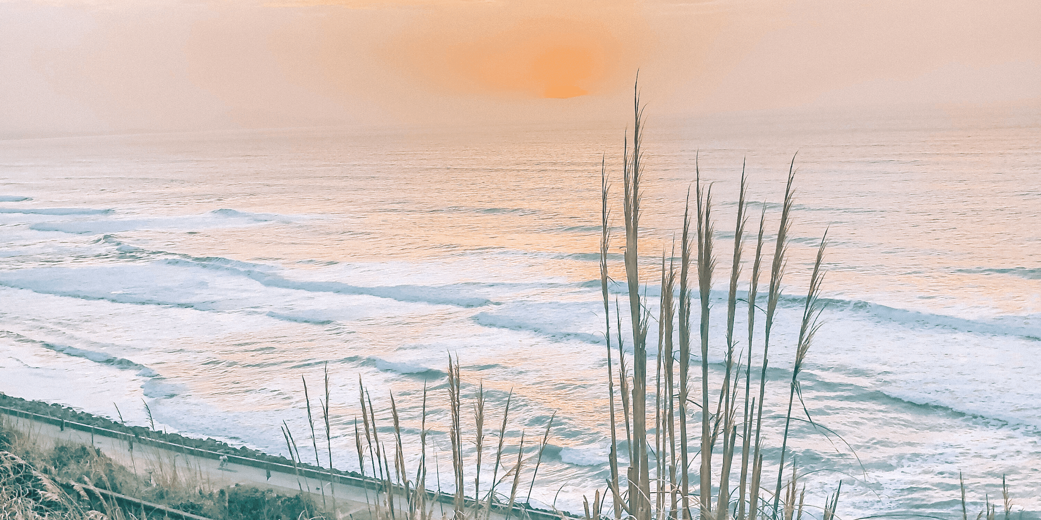 La Côte des Basques à Biarritz.