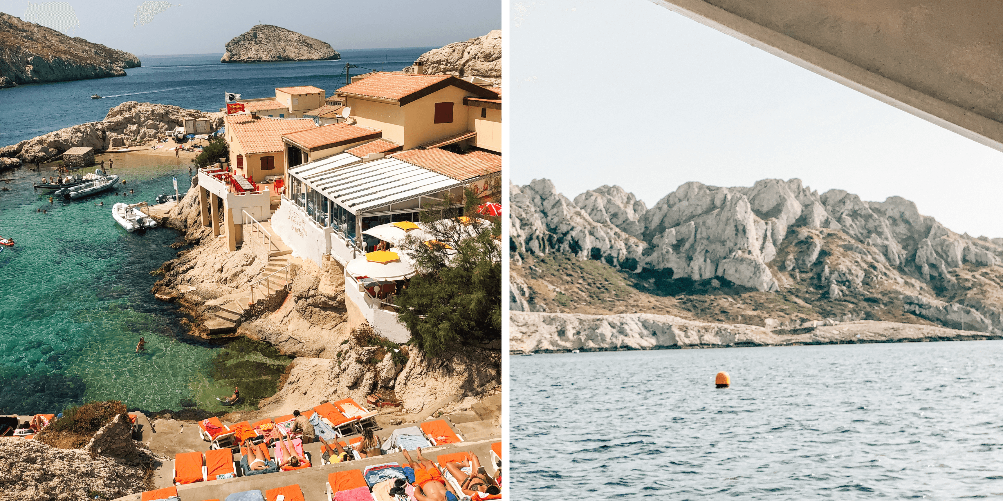 La Baie des Singes et la Croisette.