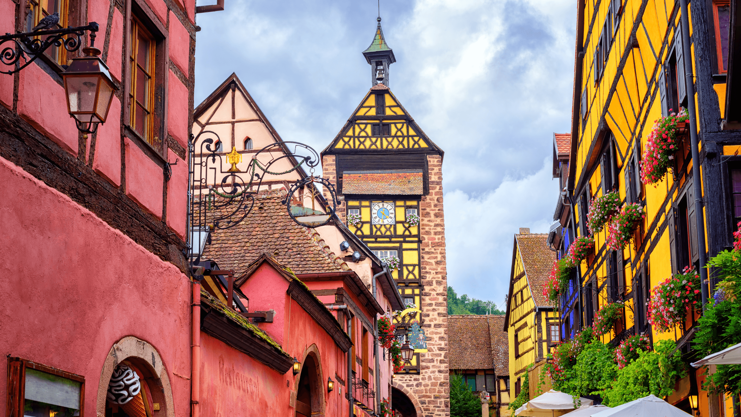 Le village médiéval de Riquewihr.