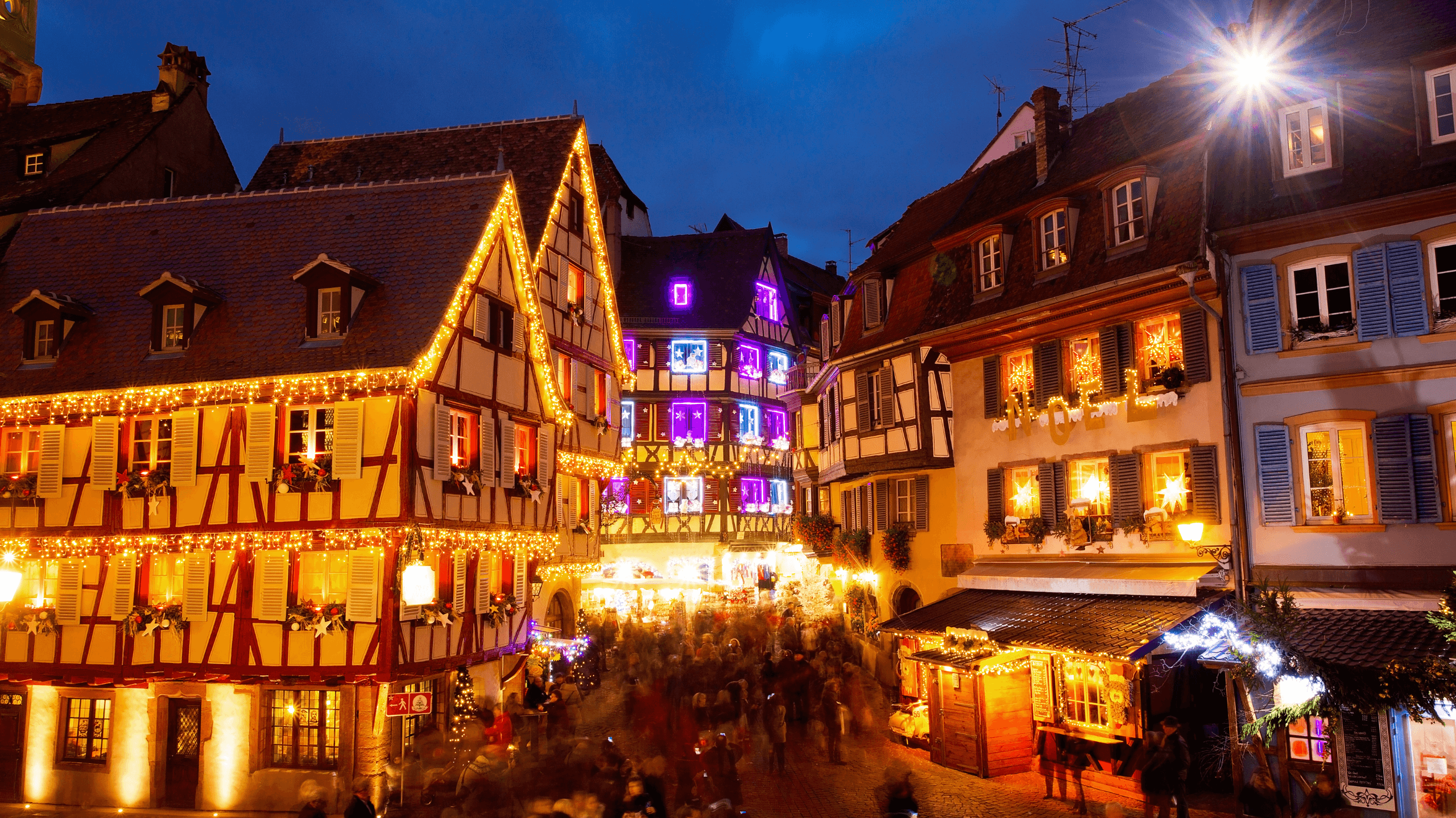 Le magnifique marché de Noël de Colmar.