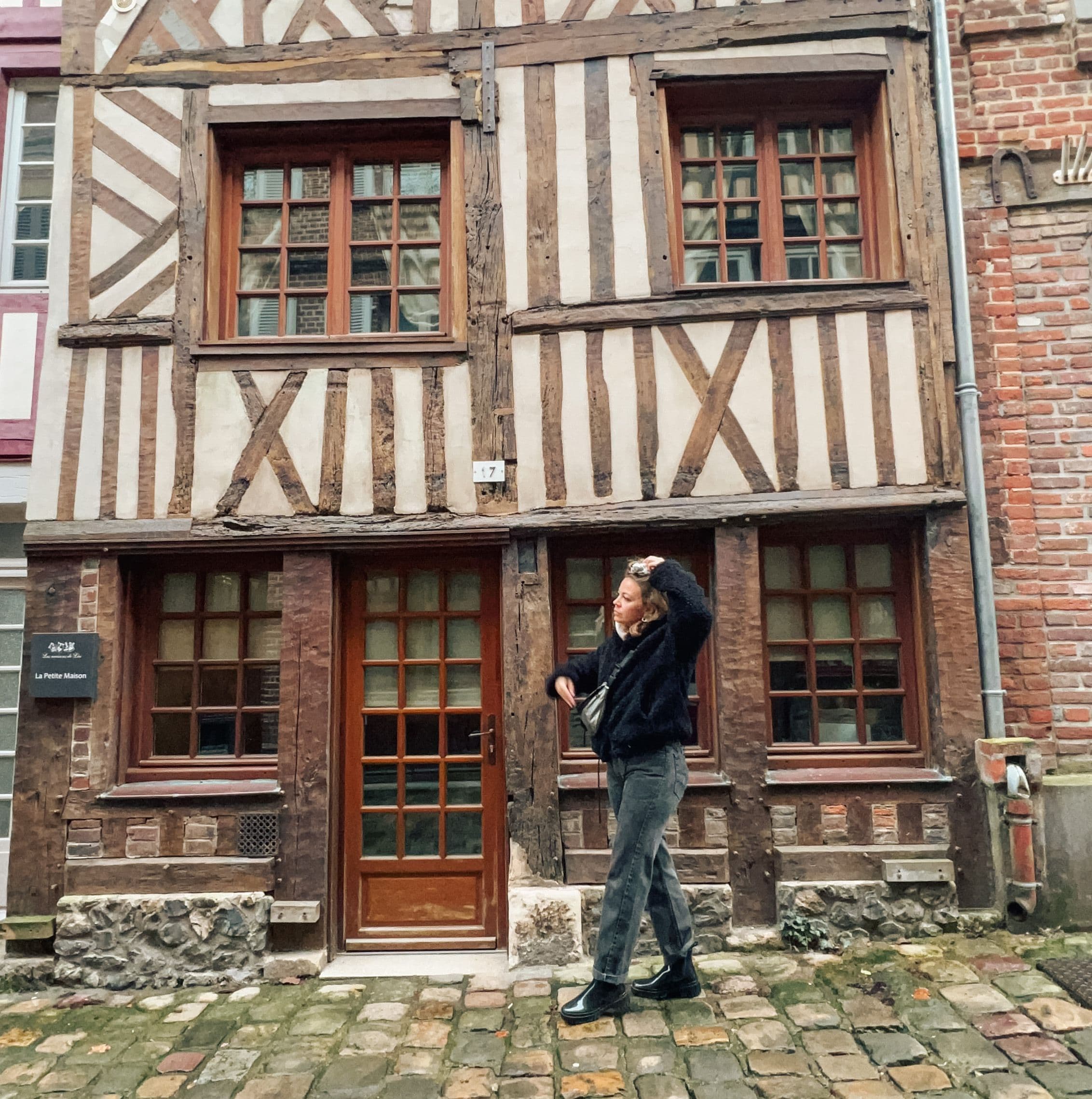 Une ruelle à Honfleur.